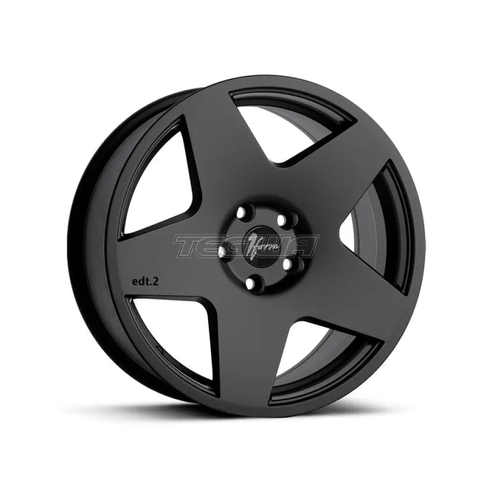 Sleek Matt Black Alloy Wheel - 1Form Edition.2 (EDT.2)