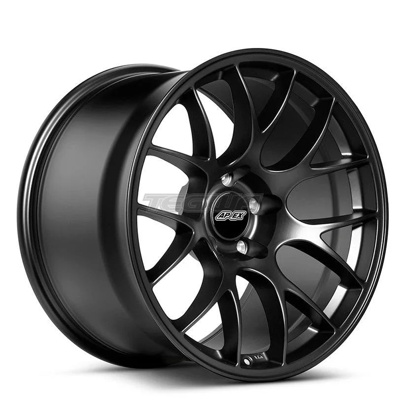 Sleek Satin Black Apex EC-7 Alloy Wheels for a Striking Look