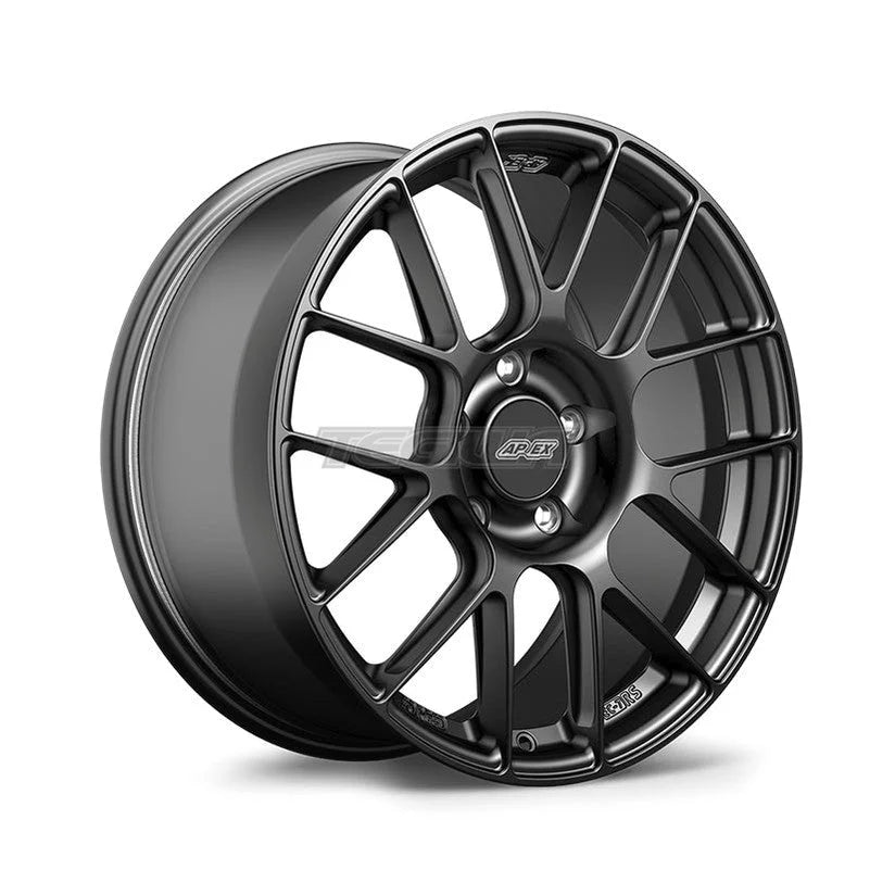 Sleek Satin Black Apex EC-7RS Forged Alloy Wheel