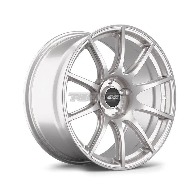 Sleek Apex SM-10 Race Silver Alloy Wheels for Performance Enthusiasts
