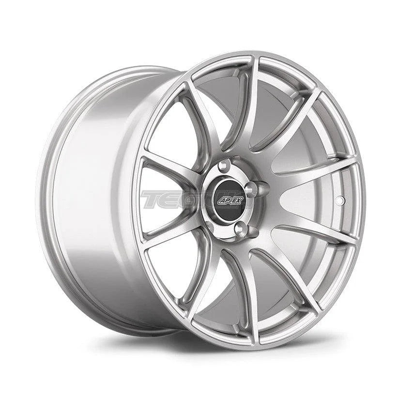 Sleek Apex SM-10 Race Silver Alloy Wheels for Performance Enthusiasts