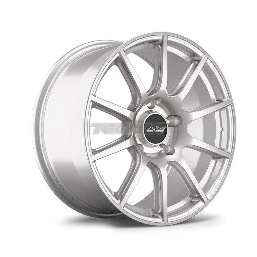Sleek Apex SM-10 Race Silver Alloy Wheels for Performance Enthusiasts