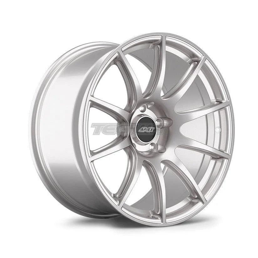 Sleek Apex SM-10 Race Silver Alloy Wheels for Performance Enthusiasts