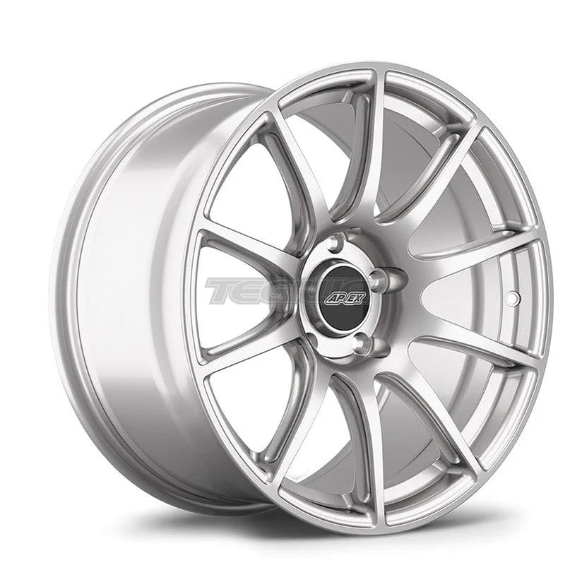 Sleek Apex SM-10 Race Silver Alloy Wheels for Performance Enthusiasts