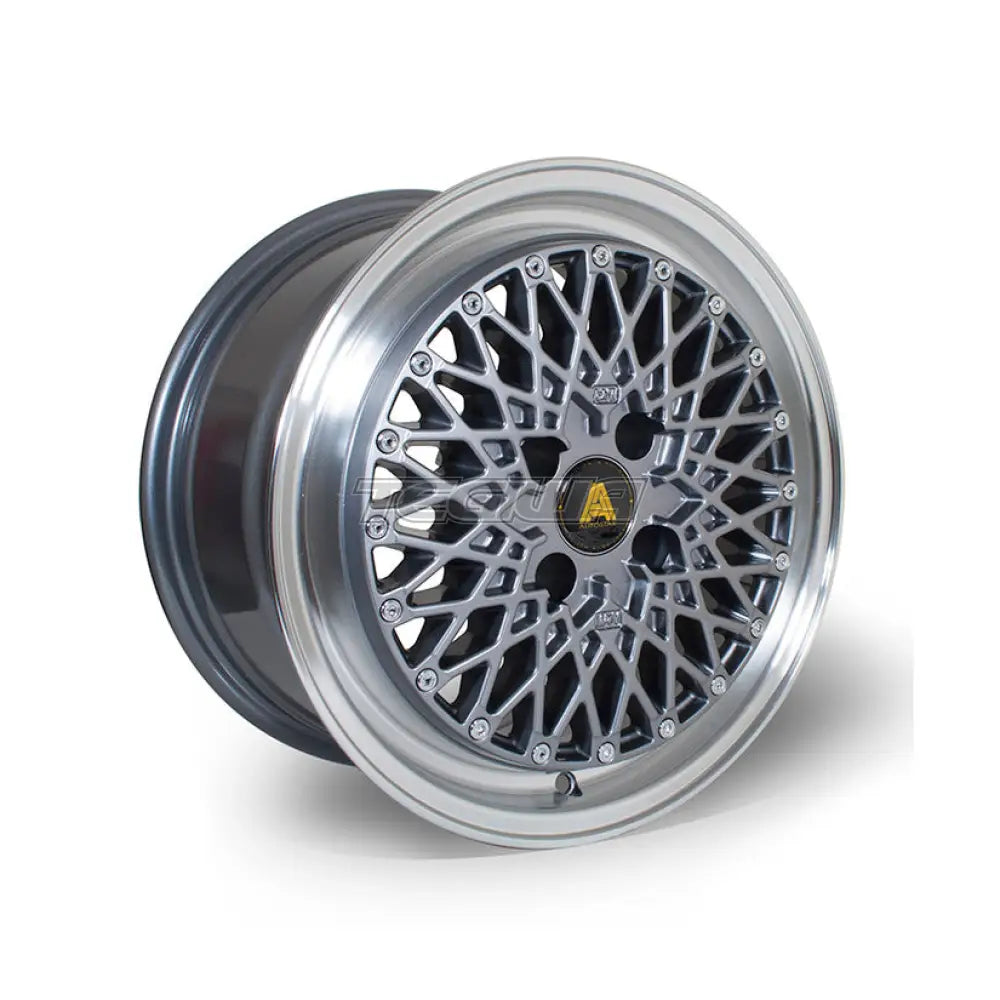 Sleek Autostar Minus Alloy Wheel with Stunning Gunmetal Finish and Polished Lip