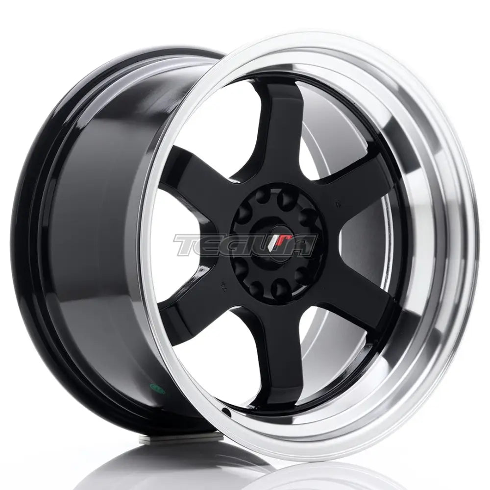 Sleek Japan Racing JR12 Alloy Wheels - 18x10 ET0, 5x114/120 in Stunning Gloss Black Finish