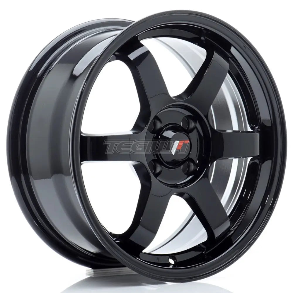 Sleek Japan Racing JR3 16x7 Alloy Wheel - Gloss Black Finish with ET25 and 4x100 Bolt Pattern