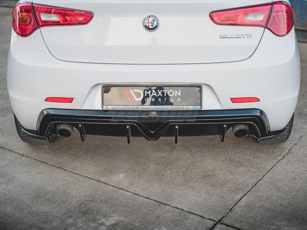 Maxton Design Rear Valance Alfa Romeo Giulietta Facelift Exhaust ON BOTH Sides Version 16-20
