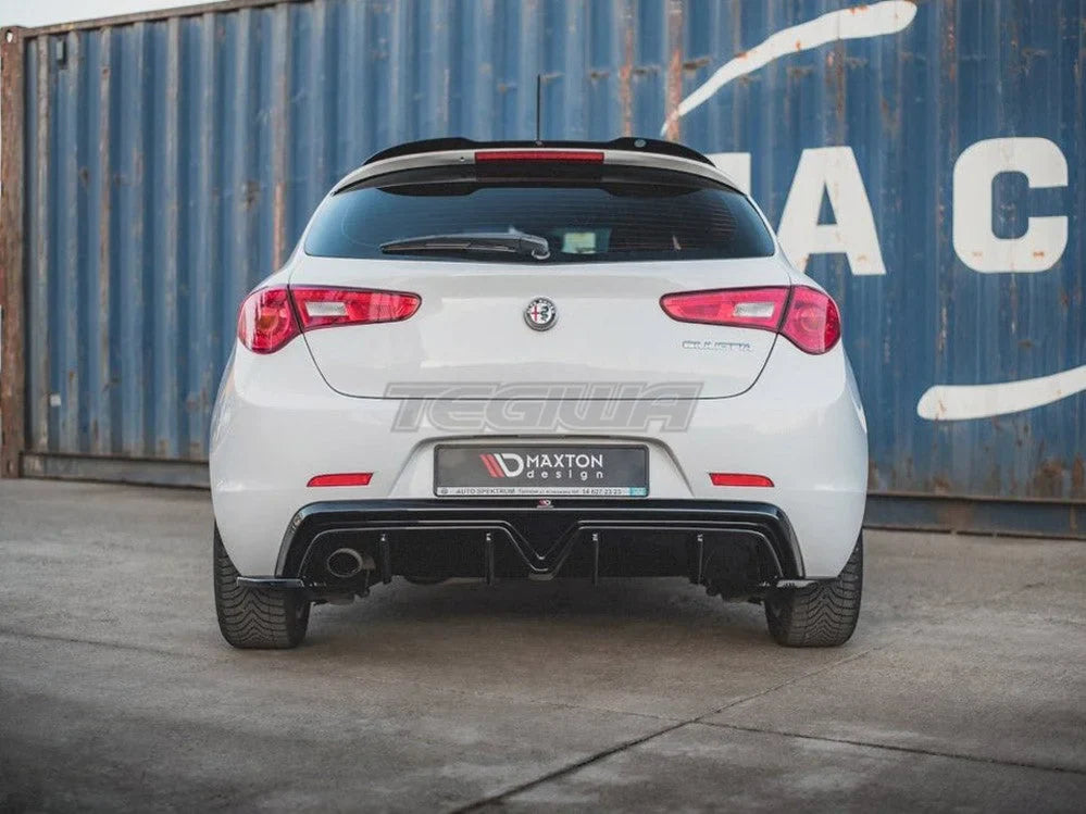 Maxton Design Rear Valance Alfa Romeo Giulietta Facelift Single Exhaust Version 16-20