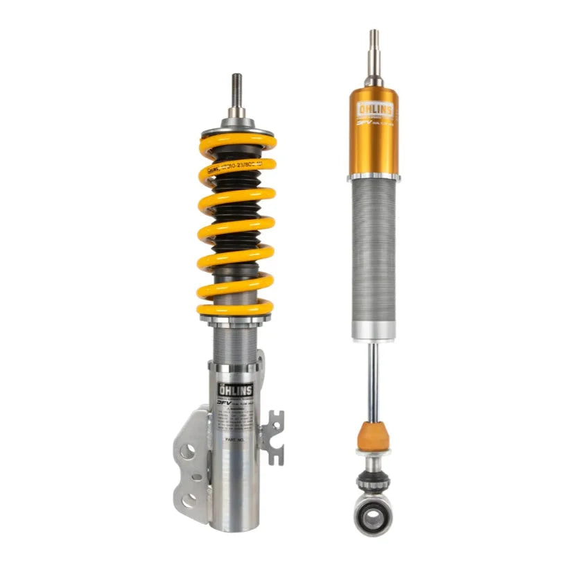 Experience Superior Handling with Ohlins Road & Track DFV (1-way) Coilovers for Toyota Yaris GR 20+ - TUV Approved!
