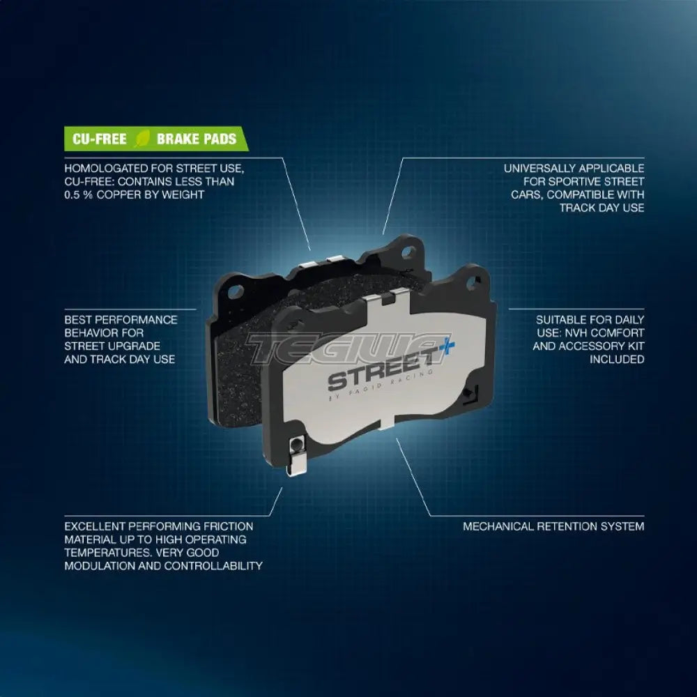 Pagid Street+ Brake Pads Alfa Romeo Giulietta 10-20 Front