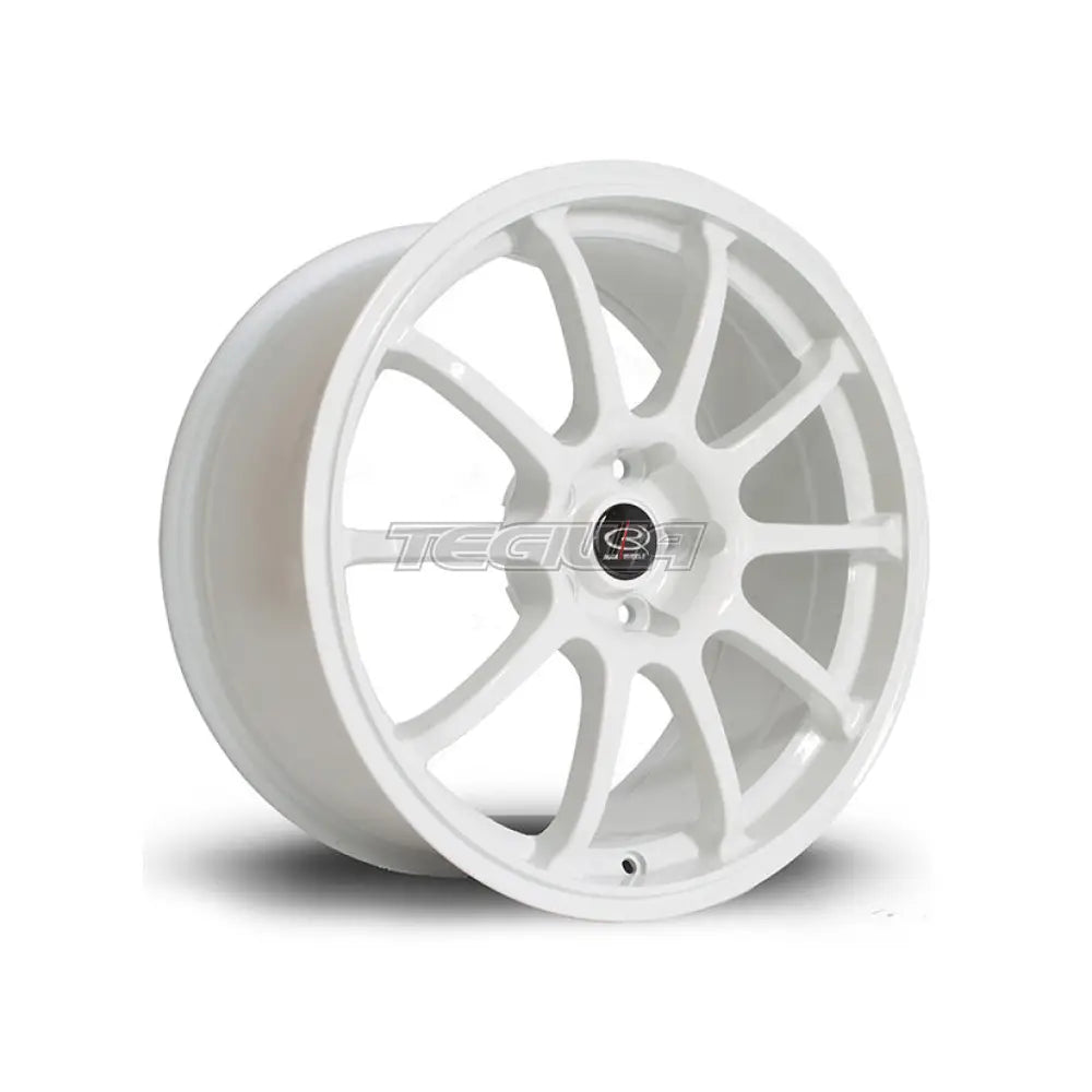Stunning White Rota Force Alloy Wheels for Enhanced Performance