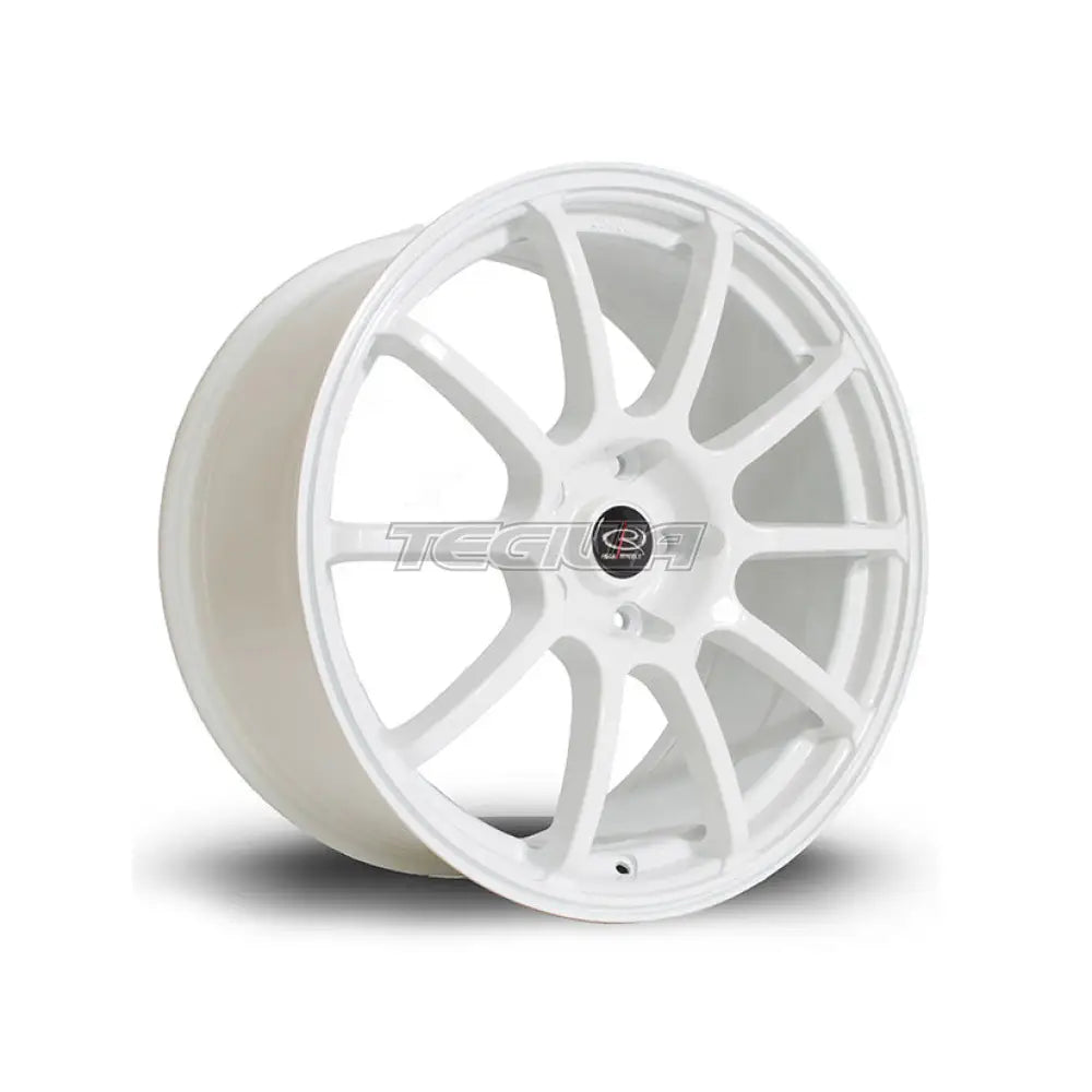 Stunning White Rota Force Alloy Wheels for Enhanced Performance