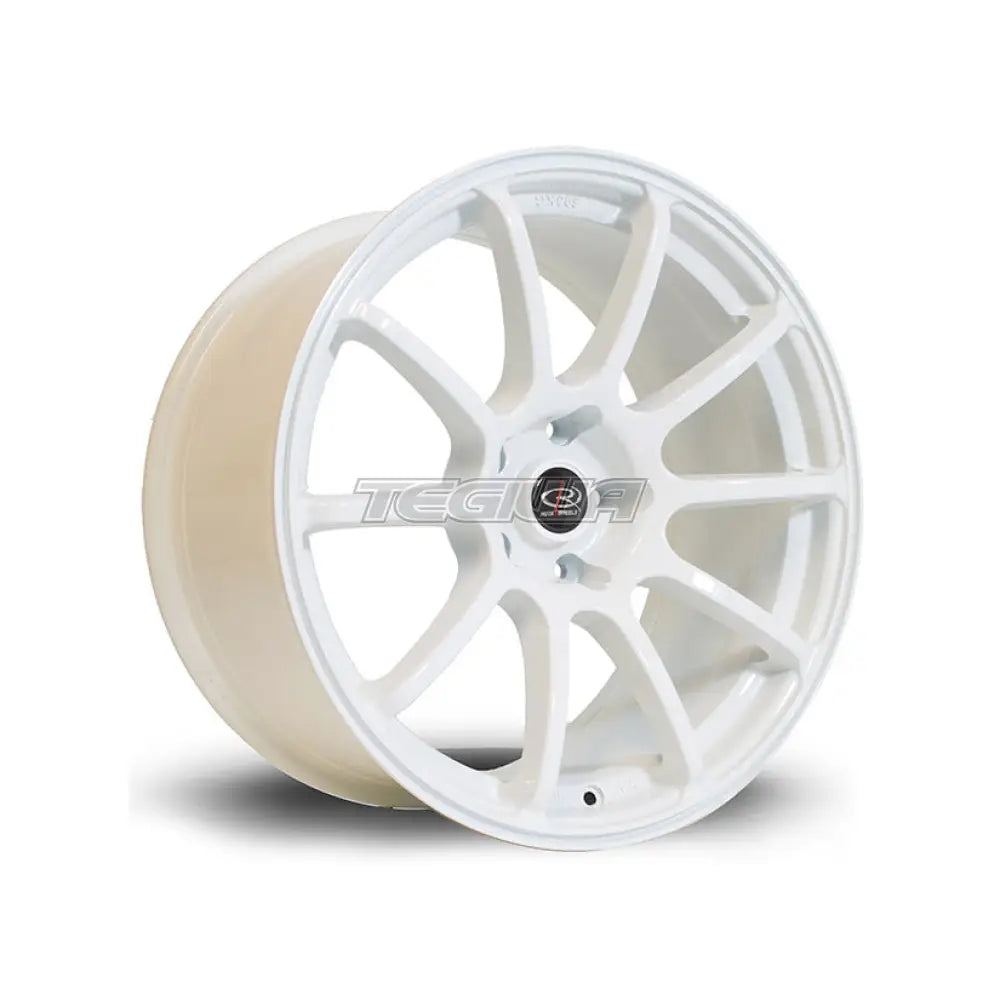 Stunning White Rota Force Alloy Wheels for Enhanced Performance