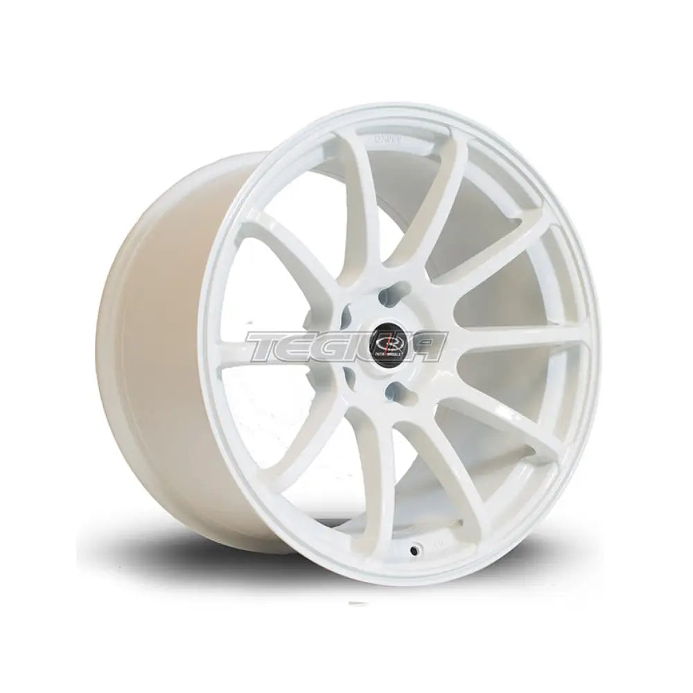 Stunning White Rota Force Alloy Wheels for Enhanced Performance