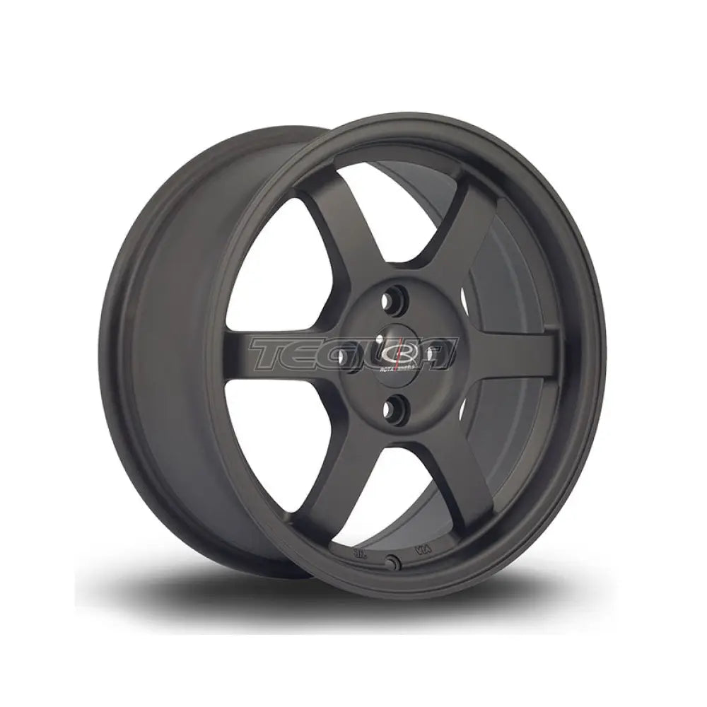 Sleek Rota Grid Alloy Wheels in Stylish Flat Black - Set of 2