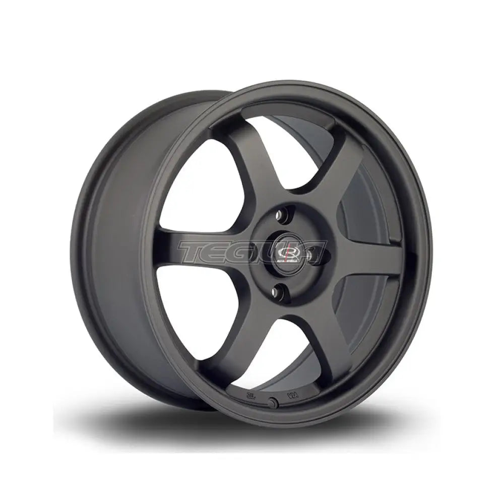 Sleek Rota Grid Alloy Wheels in Stylish Flat Black - Set of 2