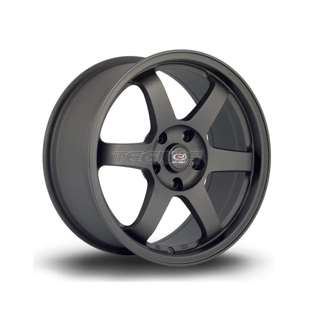 Sleek Rota Grid Alloy Wheels in Stylish Flat Black - Set of 2
