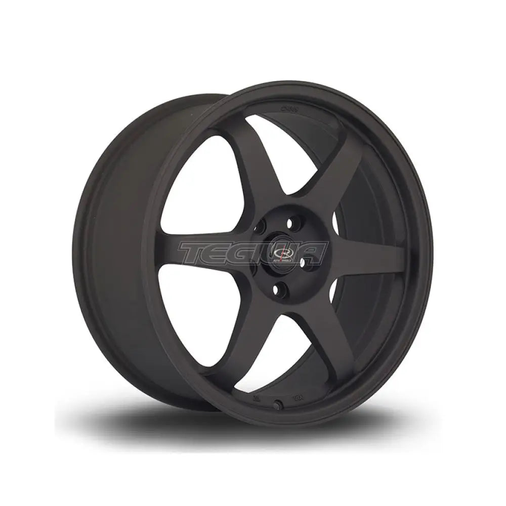 Sleek Rota Grid Alloy Wheels in Stylish Flat Black - Set of 2