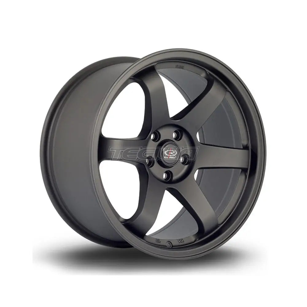 Sleek Rota Grid Alloy Wheels in Stylish Flat Black - Set of 2
