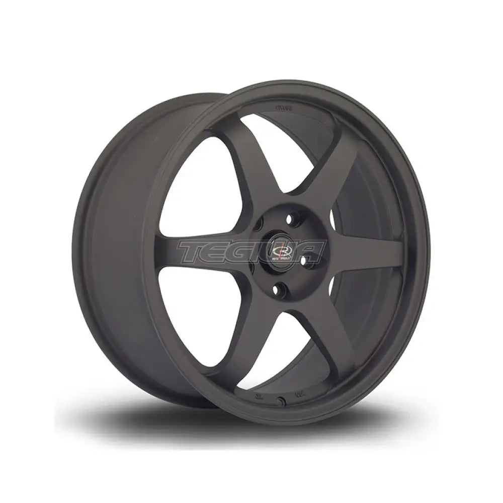 Sleek Rota Grid Alloy Wheels in Stylish Flat Black - Set of 2