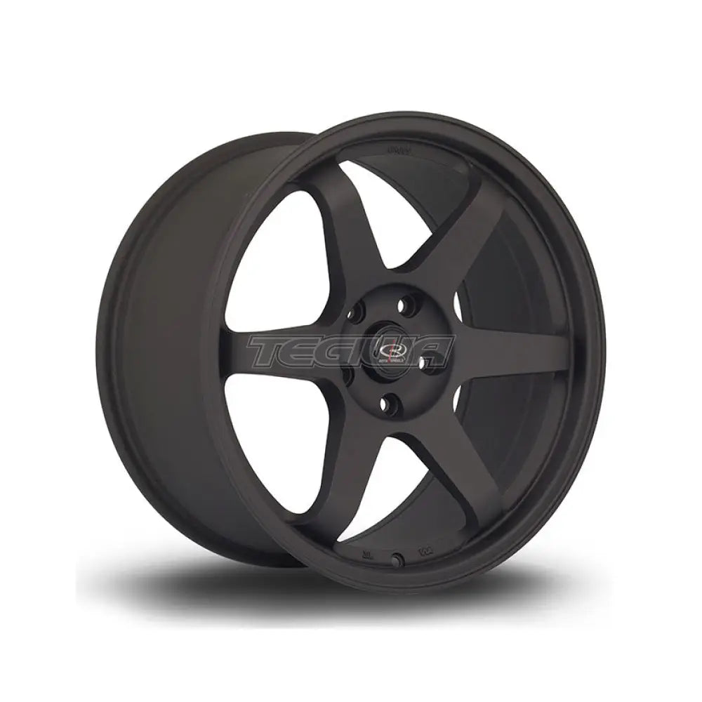 Sleek Rota Grid Alloy Wheels in Stylish Flat Black - Set of 2