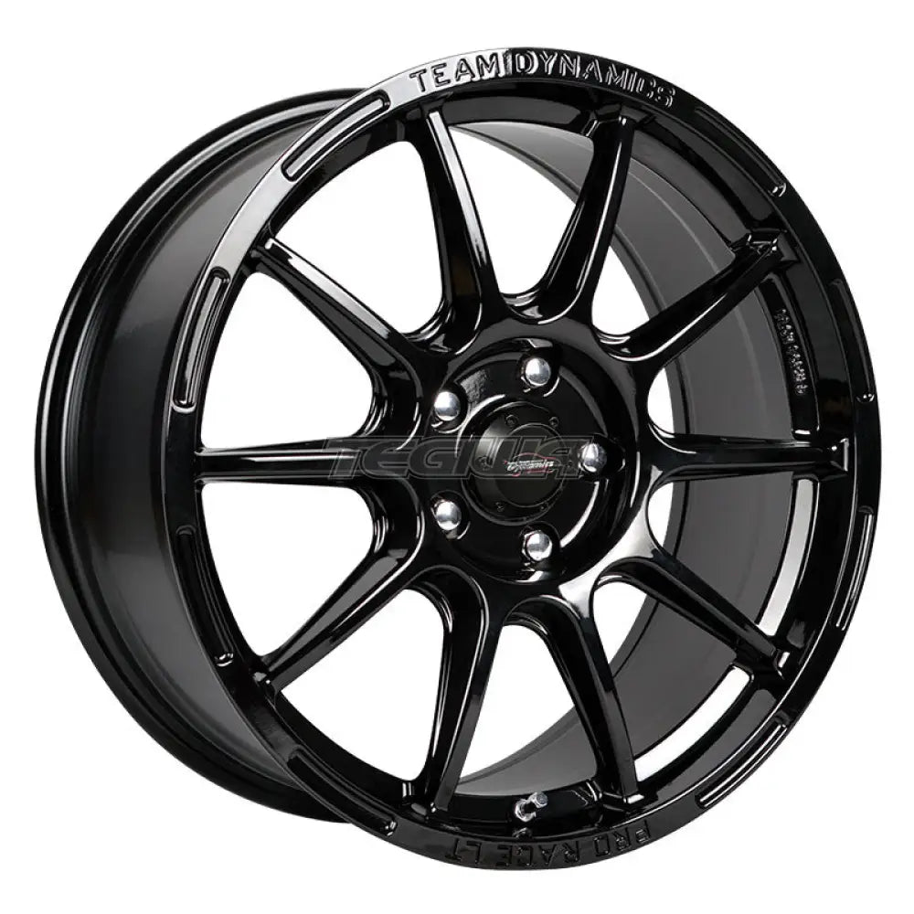 Sleek Gloss Black Team Dynamics Pro Race LT Alloy Wheels for Ultimate Performance