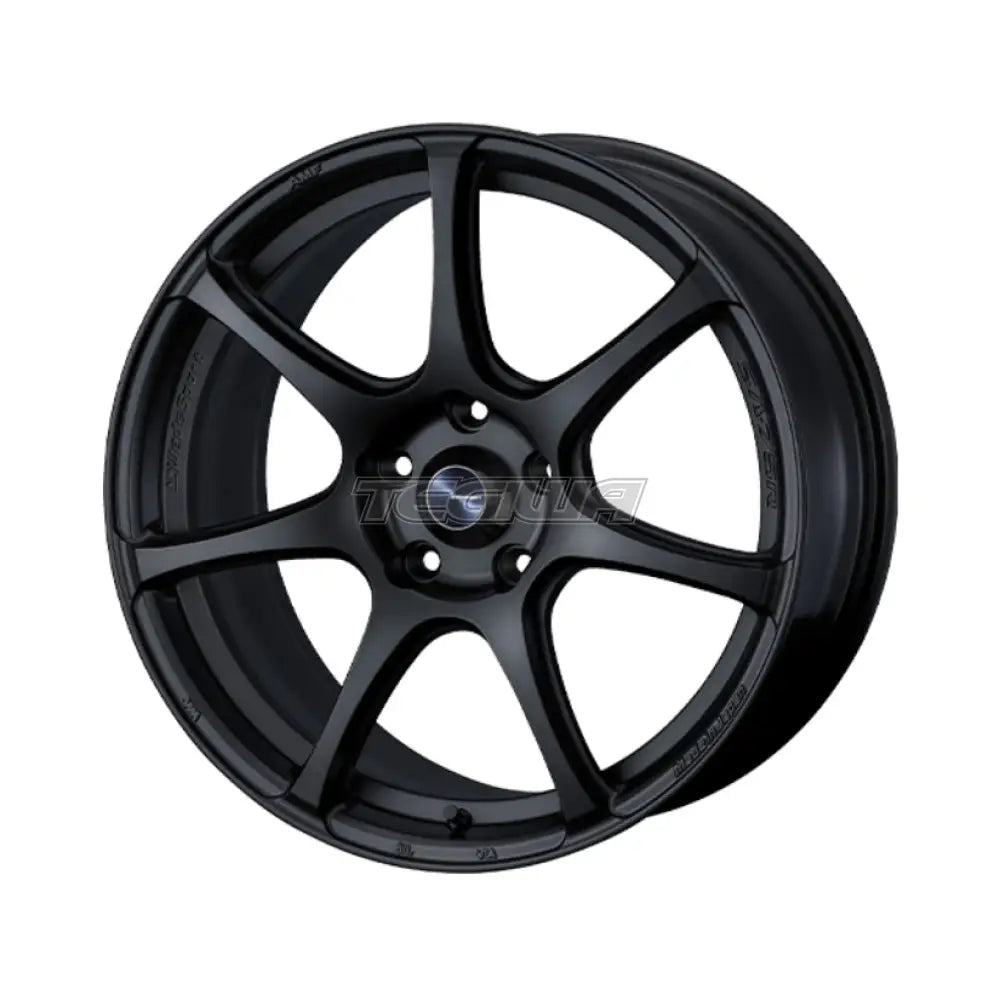Sleek WedsSport SA-75R Matte Black Alloy Wheels - 18x8, ET42, 5x114 for a Stunning Ride Upgrade